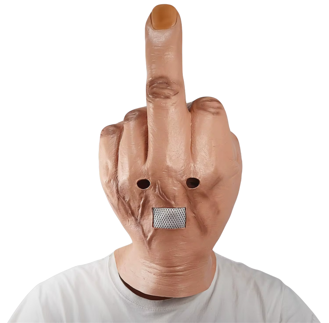 Middle Finger Face Head Mask