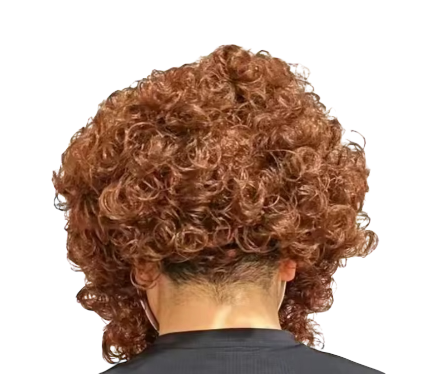 Curly Hair Chimp Monkey Face Head Mask