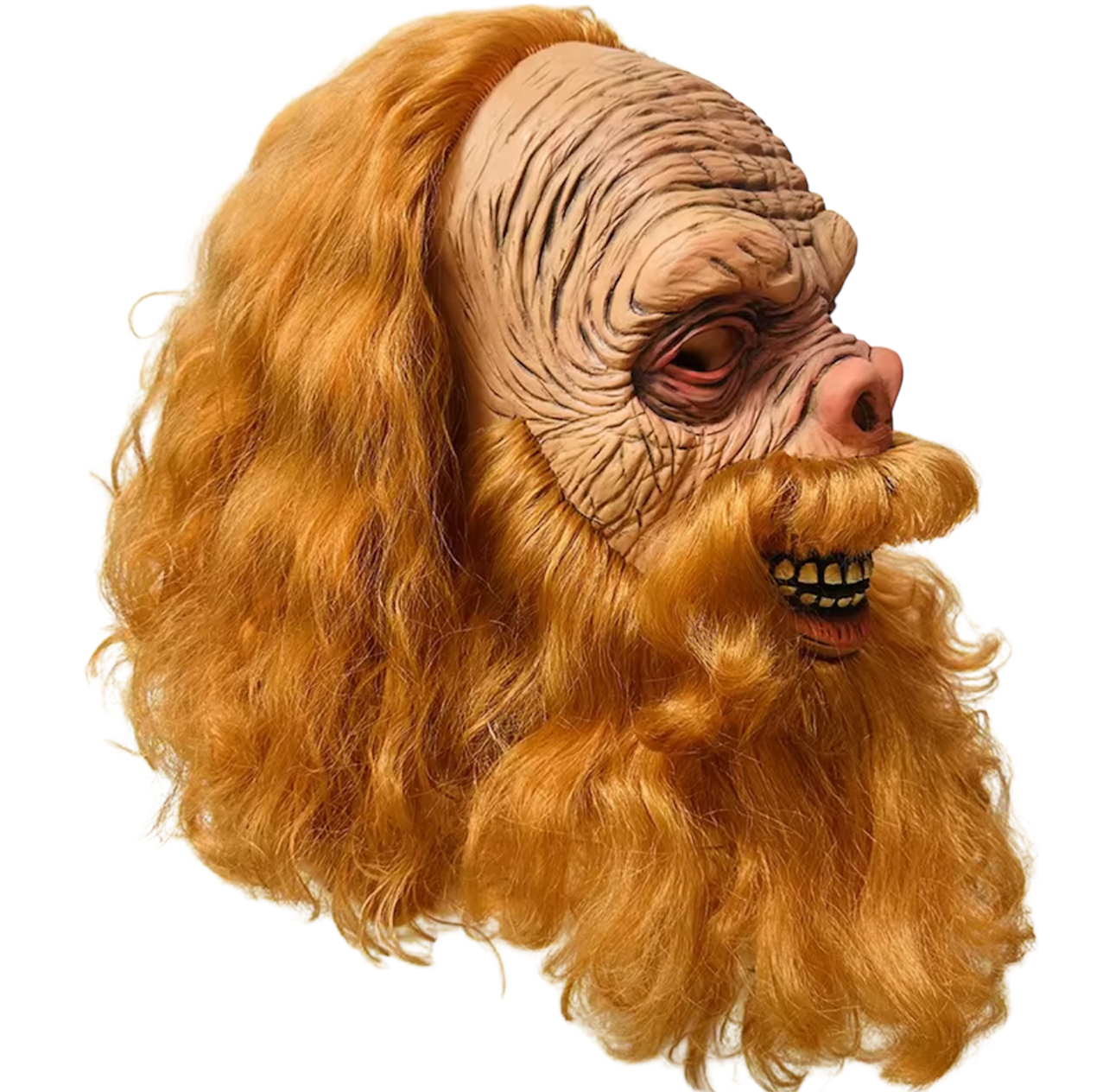 Ginger Hippie Beard Man Face Head Mask