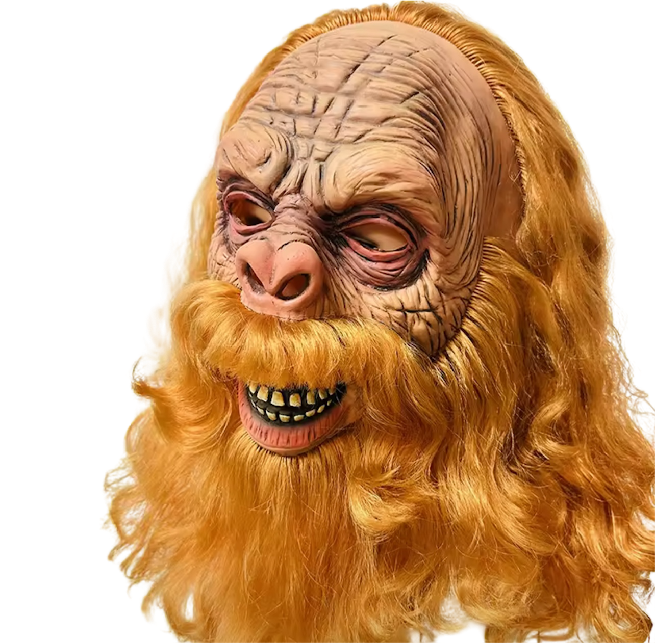 Ginger Hippie Beard Man Face Head Mask