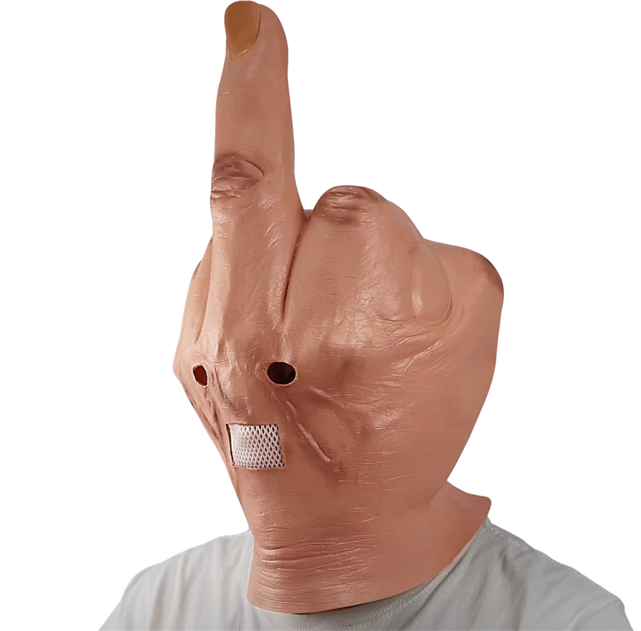 Middle Finger Face Head Mask
